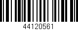 Código de barras (EAN, GTIN, SKU, ISBN): '44120561'