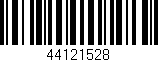Código de barras (EAN, GTIN, SKU, ISBN): '44121528'