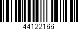 Código de barras (EAN, GTIN, SKU, ISBN): '44122166'