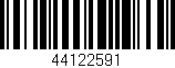 Código de barras (EAN, GTIN, SKU, ISBN): '44122591'