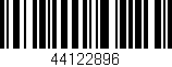 Código de barras (EAN, GTIN, SKU, ISBN): '44122896'