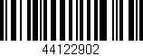 Código de barras (EAN, GTIN, SKU, ISBN): '44122902'