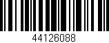 Código de barras (EAN, GTIN, SKU, ISBN): '44126088'