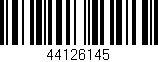 Código de barras (EAN, GTIN, SKU, ISBN): '44126145'