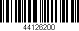 Código de barras (EAN, GTIN, SKU, ISBN): '44126200'