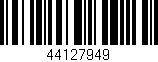 Código de barras (EAN, GTIN, SKU, ISBN): '44127949'