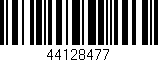 Código de barras (EAN, GTIN, SKU, ISBN): '44128477'