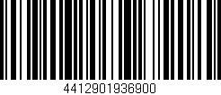 Código de barras (EAN, GTIN, SKU, ISBN): '4412901936900'
