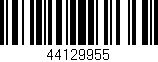 Código de barras (EAN, GTIN, SKU, ISBN): '44129955'