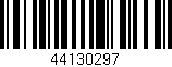 Código de barras (EAN, GTIN, SKU, ISBN): '44130297'