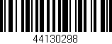 Código de barras (EAN, GTIN, SKU, ISBN): '44130298'