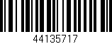 Código de barras (EAN, GTIN, SKU, ISBN): '44135717'