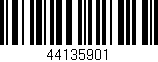Código de barras (EAN, GTIN, SKU, ISBN): '44135901'