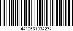 Código de barras (EAN, GTIN, SKU, ISBN): '4413661864274'