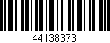 Código de barras (EAN, GTIN, SKU, ISBN): '44138373'