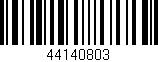 Código de barras (EAN, GTIN, SKU, ISBN): '44140803'