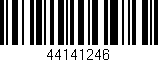 Código de barras (EAN, GTIN, SKU, ISBN): '44141246'