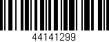 Código de barras (EAN, GTIN, SKU, ISBN): '44141299'