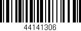 Código de barras (EAN, GTIN, SKU, ISBN): '44141306'