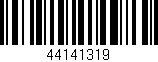 Código de barras (EAN, GTIN, SKU, ISBN): '44141319'