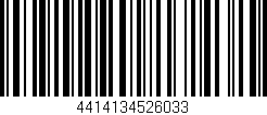Código de barras (EAN, GTIN, SKU, ISBN): '4414134526033'