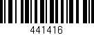 Código de barras (EAN, GTIN, SKU, ISBN): '441416'