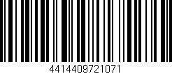 Código de barras (EAN, GTIN, SKU, ISBN): '4414409721071'