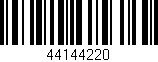 Código de barras (EAN, GTIN, SKU, ISBN): '44144220'