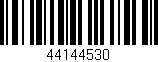 Código de barras (EAN, GTIN, SKU, ISBN): '44144530'