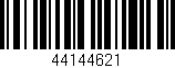 Código de barras (EAN, GTIN, SKU, ISBN): '44144621'