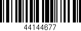 Código de barras (EAN, GTIN, SKU, ISBN): '44144677'