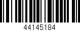 Código de barras (EAN, GTIN, SKU, ISBN): '44145184'
