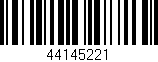 Código de barras (EAN, GTIN, SKU, ISBN): '44145221'