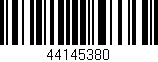 Código de barras (EAN, GTIN, SKU, ISBN): '44145380'