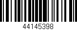Código de barras (EAN, GTIN, SKU, ISBN): '44145398'