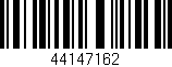 Código de barras (EAN, GTIN, SKU, ISBN): '44147162'