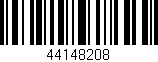 Código de barras (EAN, GTIN, SKU, ISBN): '44148208'