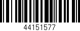 Código de barras (EAN, GTIN, SKU, ISBN): '44151577'