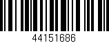 Código de barras (EAN, GTIN, SKU, ISBN): '44151686'