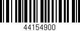 Código de barras (EAN, GTIN, SKU, ISBN): '44154900'