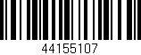 Código de barras (EAN, GTIN, SKU, ISBN): '44155107'