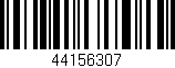 Código de barras (EAN, GTIN, SKU, ISBN): '44156307'