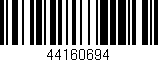 Código de barras (EAN, GTIN, SKU, ISBN): '44160694'