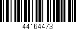 Código de barras (EAN, GTIN, SKU, ISBN): '44164473'
