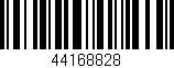 Código de barras (EAN, GTIN, SKU, ISBN): '44168828'