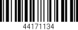 Código de barras (EAN, GTIN, SKU, ISBN): '44171134'
