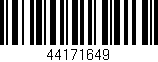 Código de barras (EAN, GTIN, SKU, ISBN): '44171649'