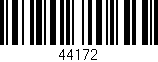 Código de barras (EAN, GTIN, SKU, ISBN): '44172'