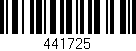 Código de barras (EAN, GTIN, SKU, ISBN): '441725'