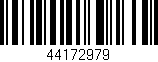 Código de barras (EAN, GTIN, SKU, ISBN): '44172979'